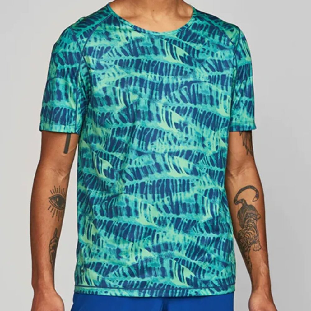 Janji Run All Day Tee Cyanotype Foliage M - Picture 2 of 11